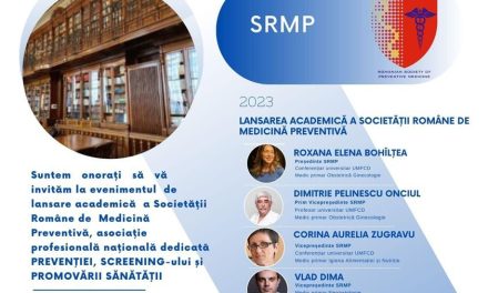 Lansarea Academică a Societății Române de Medicină Preventivă