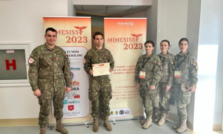 Studenţii la Medicină Militară Târgu Mureş au participat la Sesiunea de Comunicări Ştiinţifice Medico-Militare