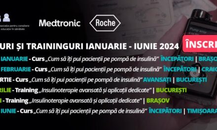 Webinar ACES: ”Cum să îți pui pacienții pe pompă de insulină”, 19 -21 ianuarie, Brașov