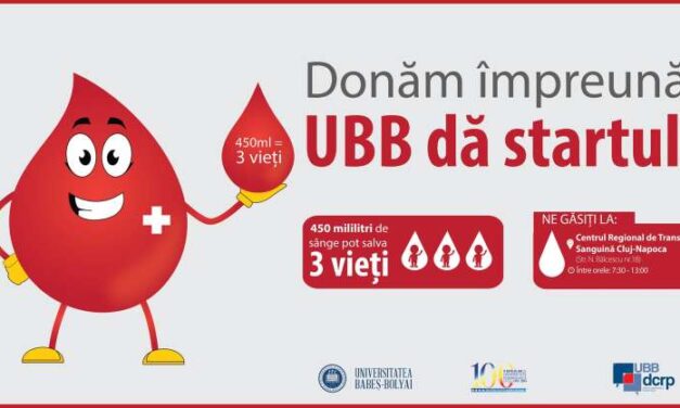 Peste 720 de persoane au donat sânge în cele 5 zile ale campaniei iniţiate de UBB Cluj-Napoca