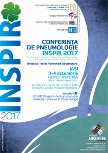Conferinta de Pneumologie INSPIR 2017 – „Program dedicat educatiei medicale continue in pneumologie” are loc in octombrie la Iasi
