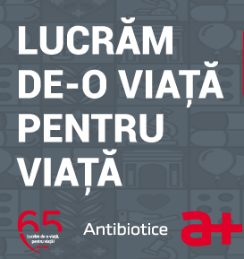 Webinarul aniversar „Antibiotice 65: Lucrăm de-o viață pentru viață” se apropie. Ultimele zile de înscriere, până la 11 noiembrie