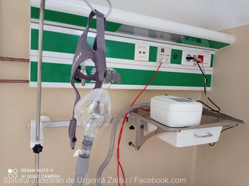 30 de aparate de ventilaţie, donate Spitalului Judeţean de Urgenţă Zalău de o companie privată