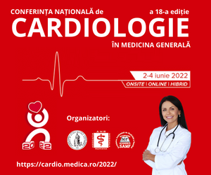 Conferința Națională de Cardiologie în MG, ediția 2022: 2-4 iunie