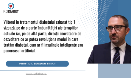 Prof. dr. Bogdan Timar: Viitorul în diabetul zaharat aduce perspectivele unor direcții multiple de intervenție