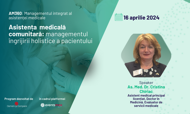 As. Med. Dr. Cristina Chiriac, despre misiunea asistentului medical comunitar
