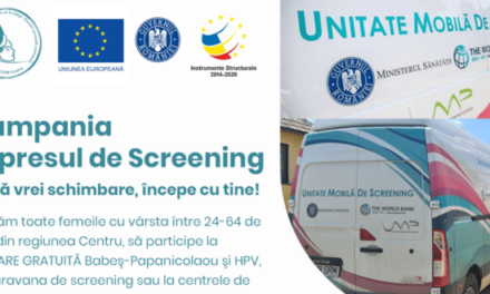 Campania „Expresul de Screening” pentru testarea gratuită Babeş-Papanicolau şi HPV, lansată de SCJU Târgu Mureş