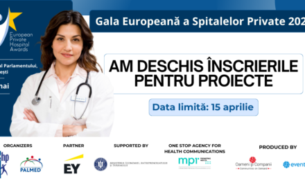 Liderii din domeniul sănătății se reunesc la București: Înscrierea proiectelor pentru Gala Europeană a Spitalelor Private este deschisă