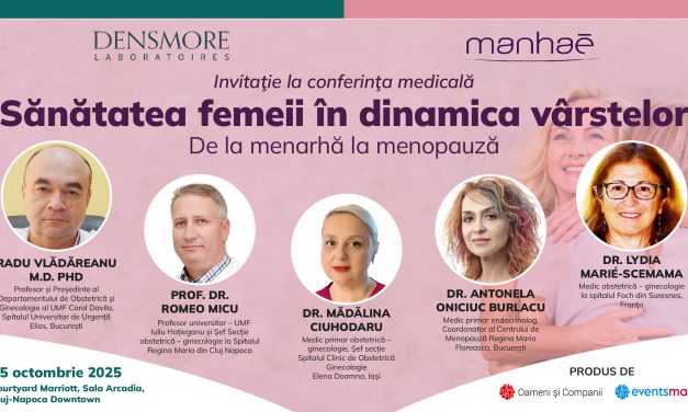 Sănătatea femeii în dinamica vârstelor: de la menarhă la menopauză – o conferință medicală inedită