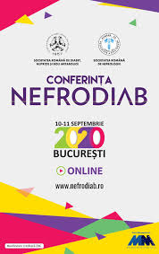 Conferinţa Naţională NefroDiab: online, 10-11 septembrie 2020
