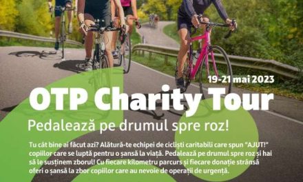 OTP Charity Tour – „Pedalează pe drumul spre roz!”,  o șansă la zbor pentru copiii care au nevoie de ajutor
