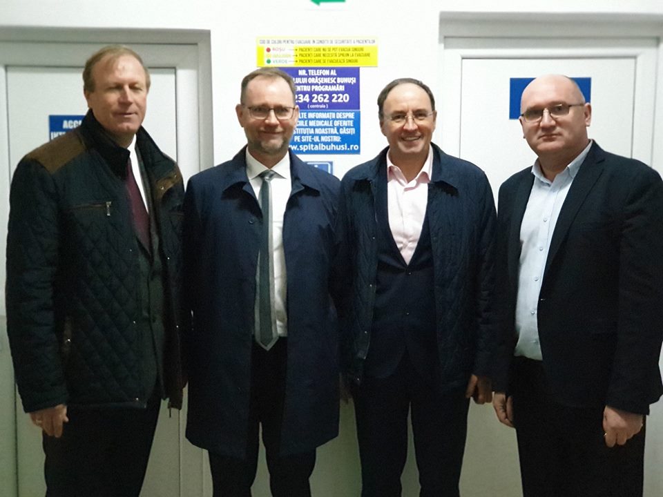 Prima vizită a unui reprezentant al Comisiei Europene la Spitalul Orășenesc Buhuși