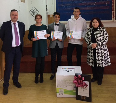 Premiile Programului ”Sănătos în Clasă. Sănătos Acasă” au ajuns la Focșani, la Colegiul Național Pedagogic ”Spiru Haret”