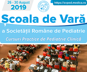 Şcoala de Vară a Societății Române de Pediatrie: 26-30 august, Costinești