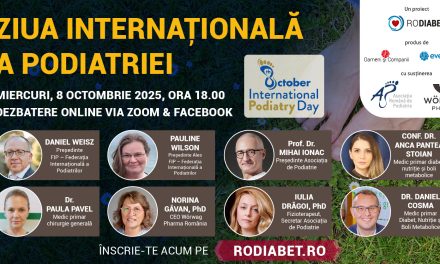 Podiatria salvează vieți: Descoperă rolul acestei profesii la webinarul din 8 octombrie