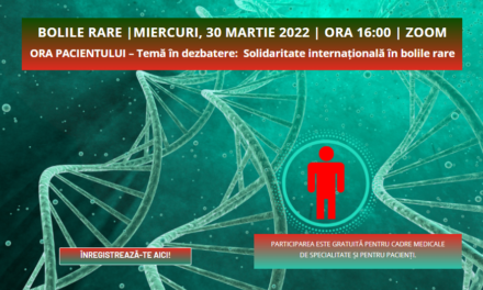 „Solidaritatea internațională în bolile rare” – tema întâlnirii Comunității OSC – Boli Rare de pe 30 martie