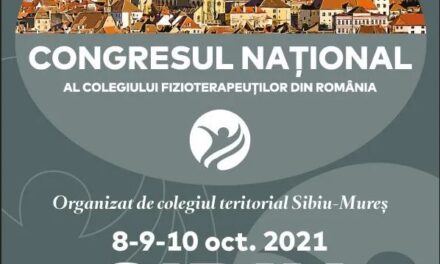 Primul congres naţional al fizioterapeuţilor din România în format hibrid va reuni peste 2.500 de specialişti