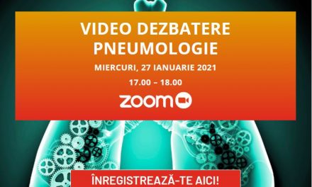 Pe 27 ianuarie are loc Dezbaterea Video în Pneumologie cu tema „Afecțiunile respiratorii – terapii și soluții”