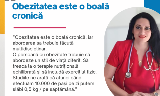Dr. Sorina Ispas: Obezitatea este o boală cronică