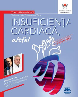 Curs „Insuficiența Cardiacă, altfel”: Timișoara, 14 februarie