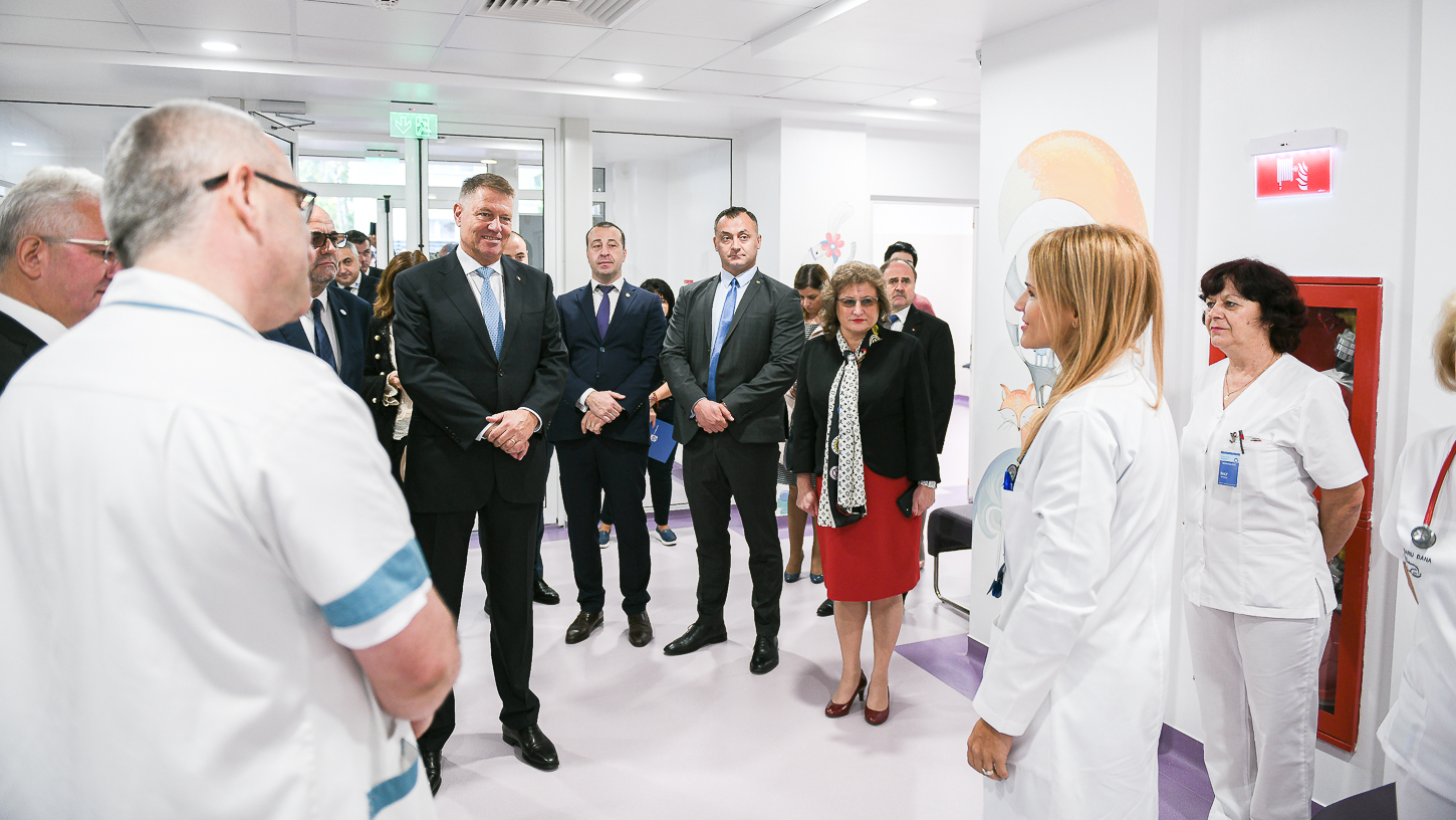 Klaus Iohannis: Ambulatoriul Spitalului de Urgenţă din Suceava este o realizare frumoasă