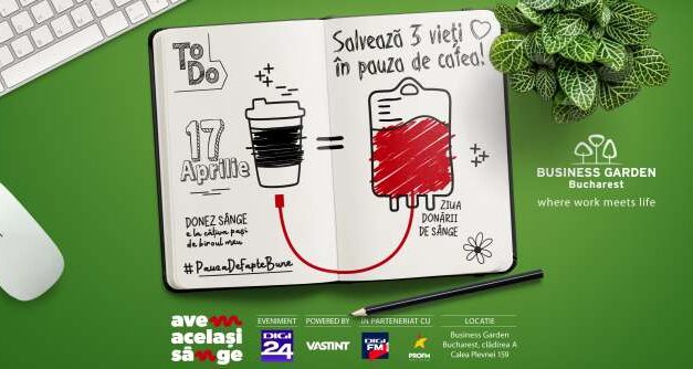 #PauzaDeFapteBune: campanie maraton de donare de sânge la Bucureşti
